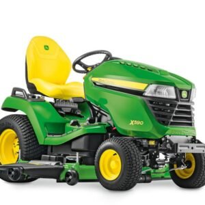 John Deere X590 Ride-On Lawn Tractor - 48 in Accel Deep Deck, V-Twin EFI