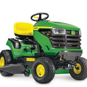 John Deere X107 Ride-On Lawn Tractor - 42 in Side-Discharge Deck, Hydrostatic