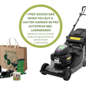 Hayter Harrier 48 Pro Autodrive BBC Petrol Lawn Mower - 48cm Cut, Honda GCV160, Blade Brake Clutch